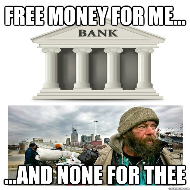 Banks giving out free money
